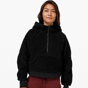 lululemon athletica Black Scuba Sherpa Hoodie